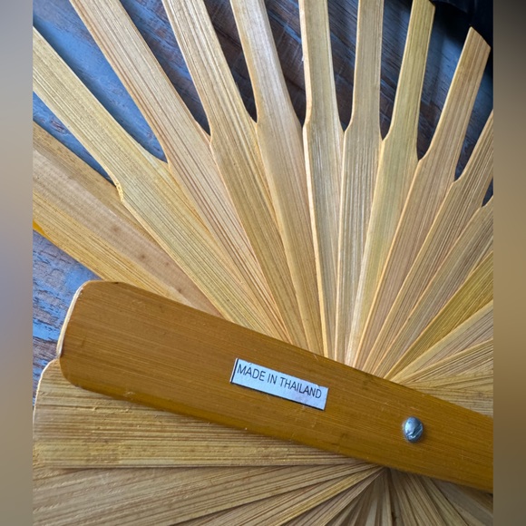 New Asian 40in XL Fan Decor Made in Thailand - Picture 8 of 15